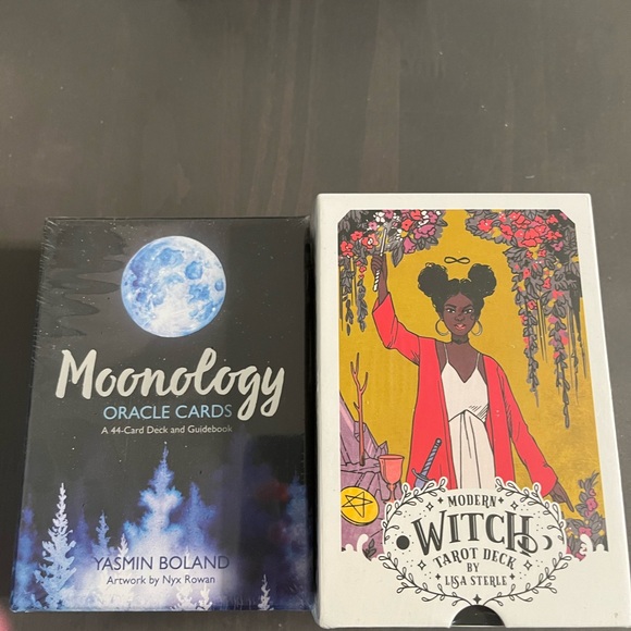 Moonology and Modern Witch tarot deck set - Picture 1 of 5